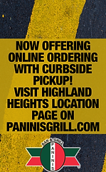 Highland Heightspaninis online ordering.