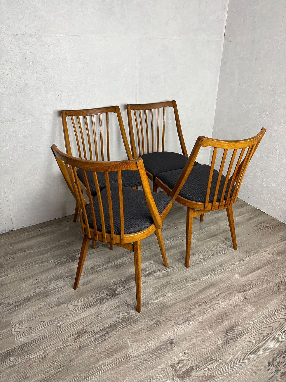 Miniature : 8 Chaises Antonin Suman