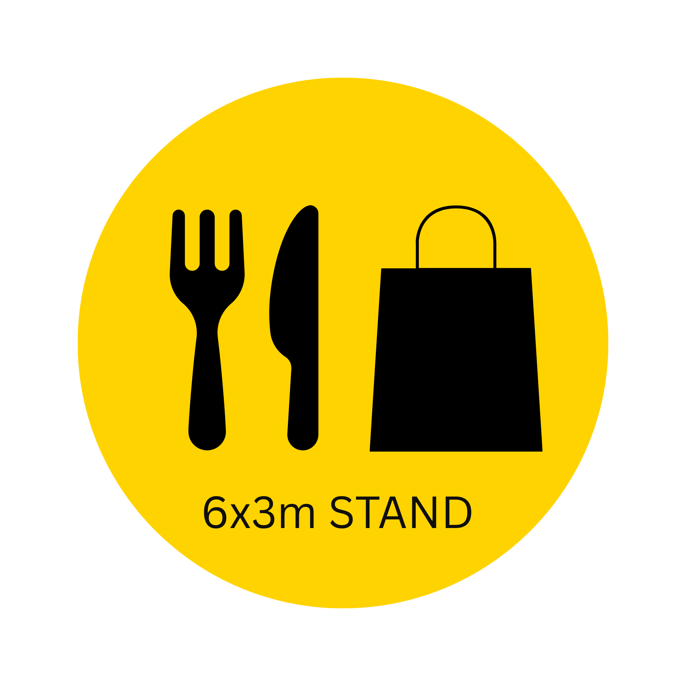6x3m Food/ Market Stand