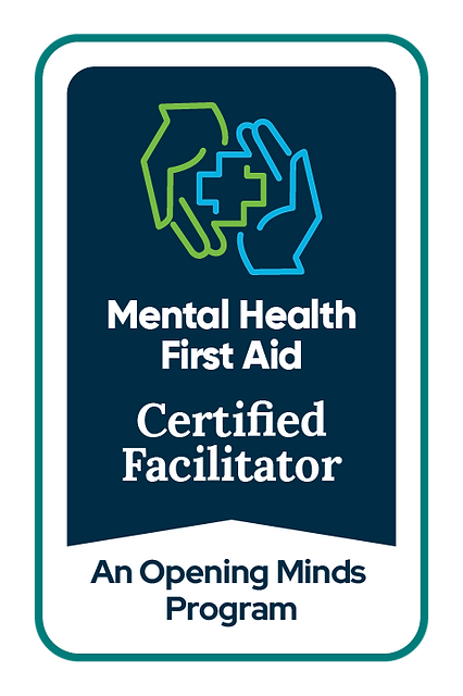 MHFA Certified Facilitator logo