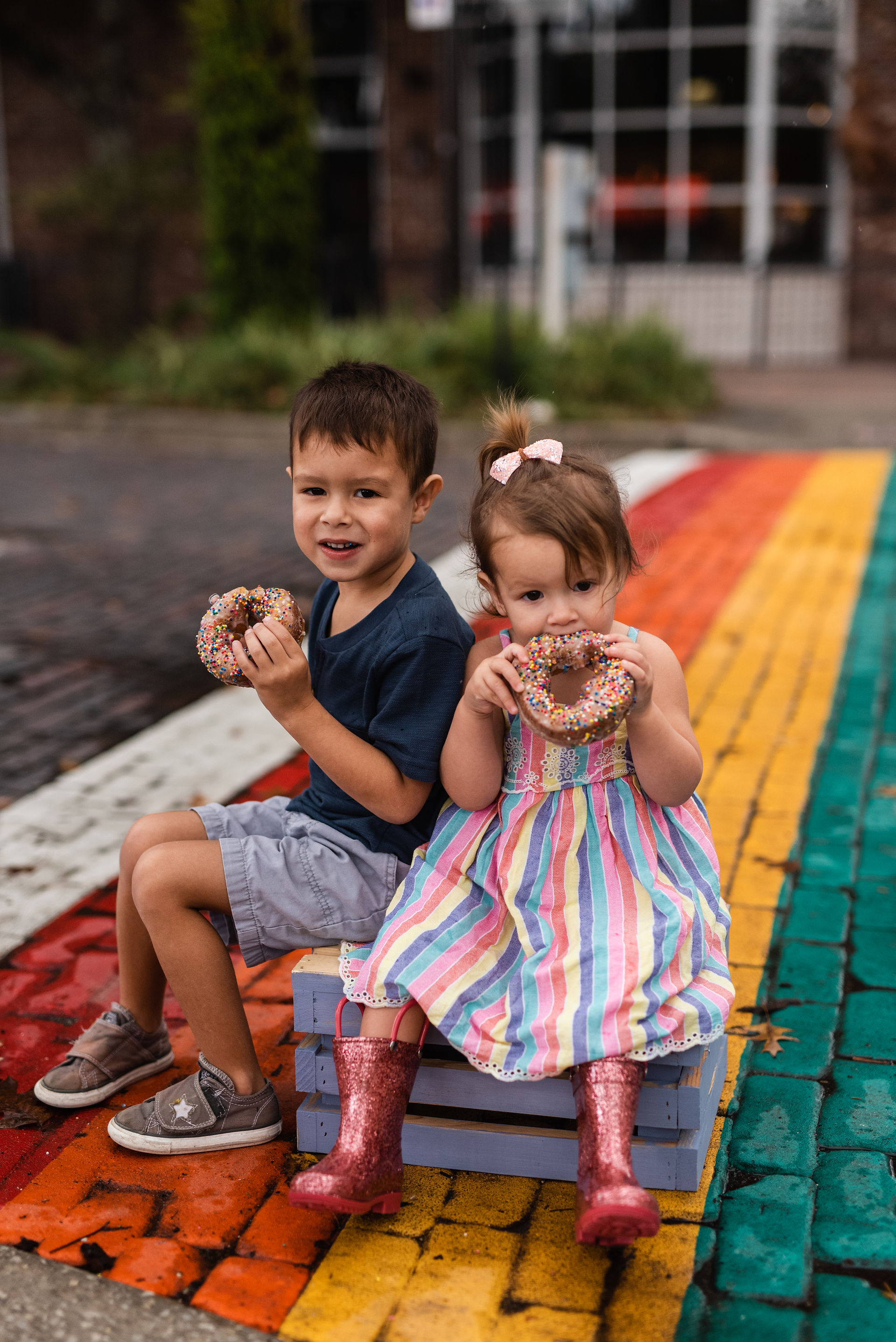 Downtown Gainesville & Halo Potato Donuts | Gainesville Lifestyle Photographer | CWP Photography 