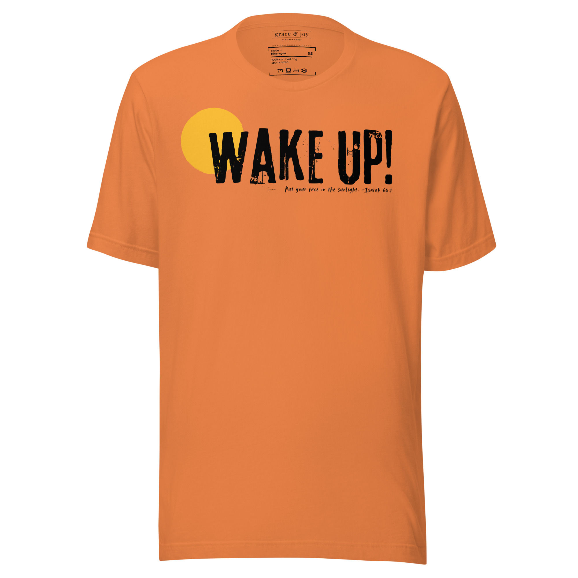 Wake Up! - Isaiah 60:1 - Bella + Canvas Unisex t-shirt