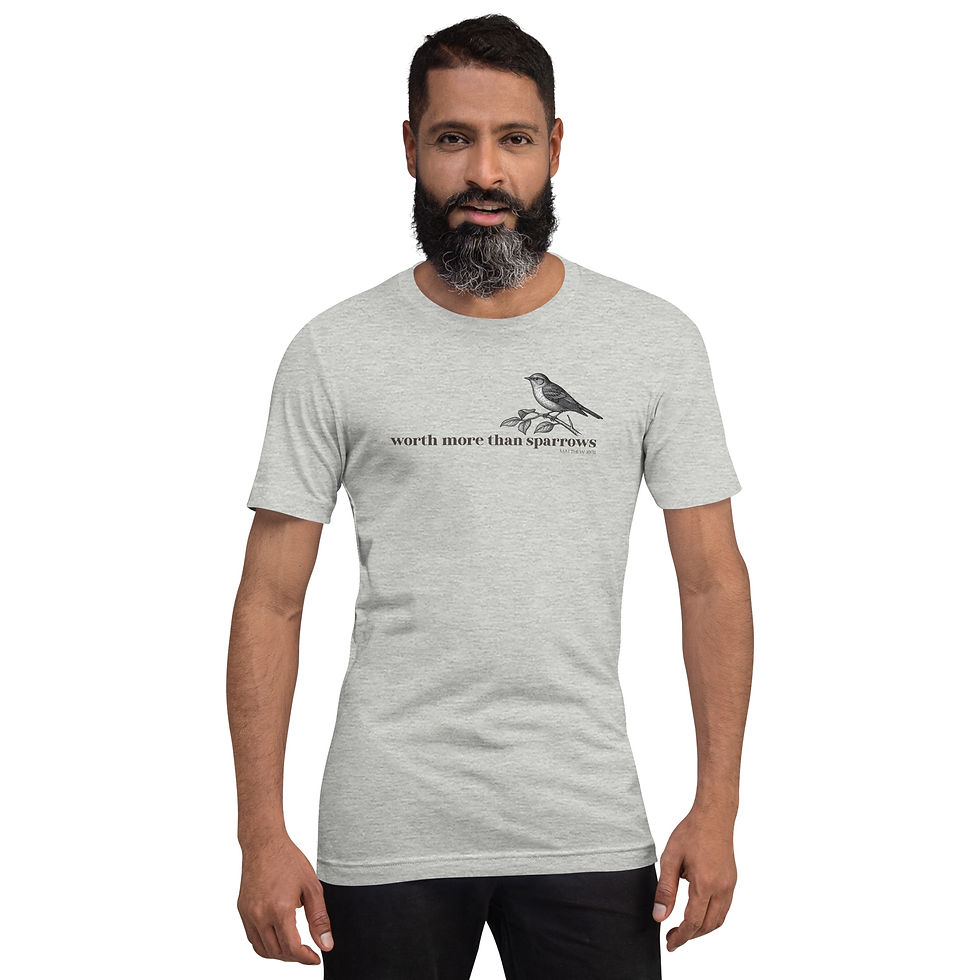 Thumbnail: More Than Sparrows - Unisex t-shirt Bella + Canvas