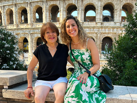 Roma, contigo: todo lo que caminamos juntas.