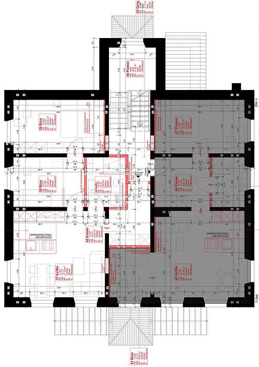 Grundriss Wohnung 4 (3 Zimmer im OG)