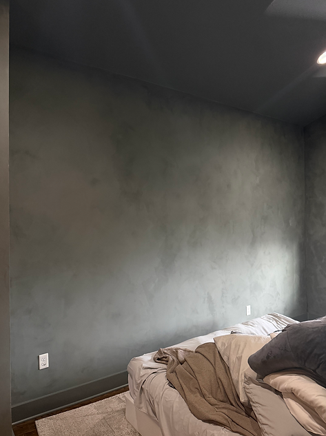 Handcrafted olive limewash wall featuring soft movement, natural texture, and timeless elegance by Limewash Painting LLC in M