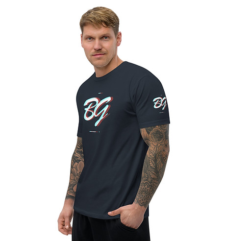 Mens Fitted T Shirt Midnight Navy