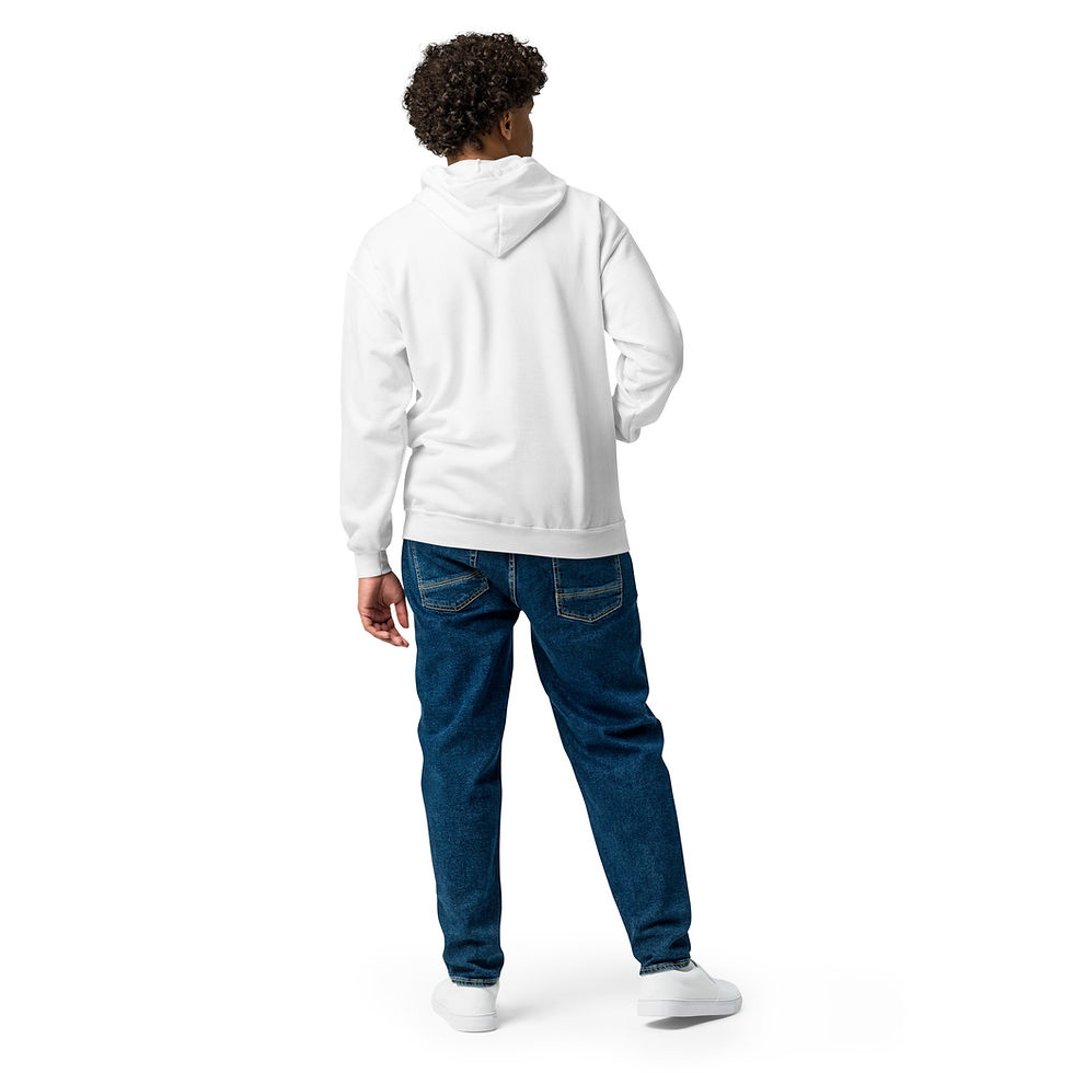 Thumbnail: Embroidered Brook Gee Gold Logo Zip Hoodie