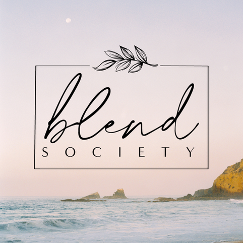 Blend Society: Brand Development, Visual Identity + Website Design 