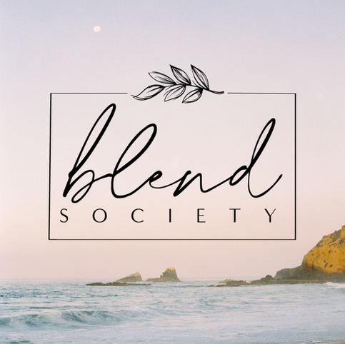 Blend Society: Brand Development, Visual Identity + Website Design 