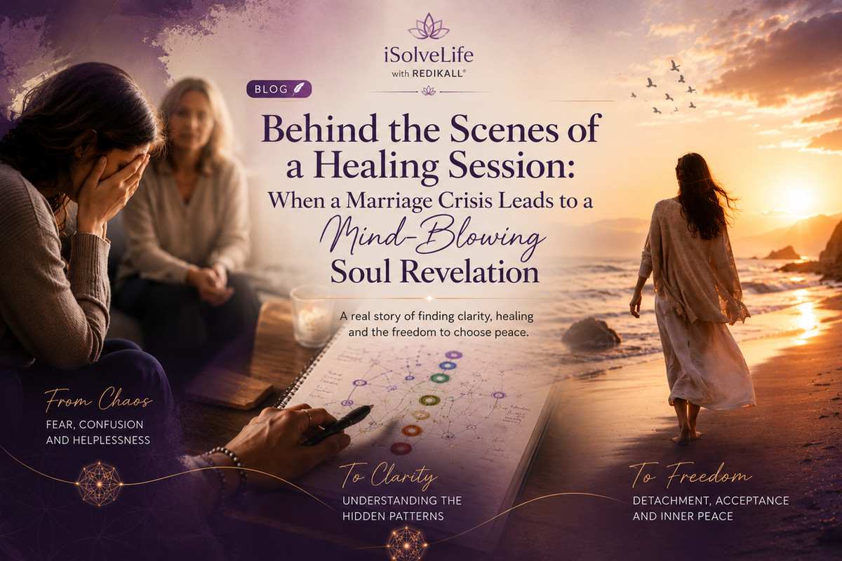 Hero banner illustrating a healing journey from marriage crisis to inner peace through relationship counselling, spiritual insight, and self-acceptance.