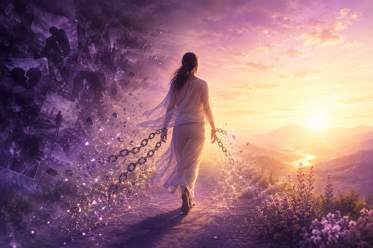 Healing begins when you stop carrying yesterday into tomorrow.