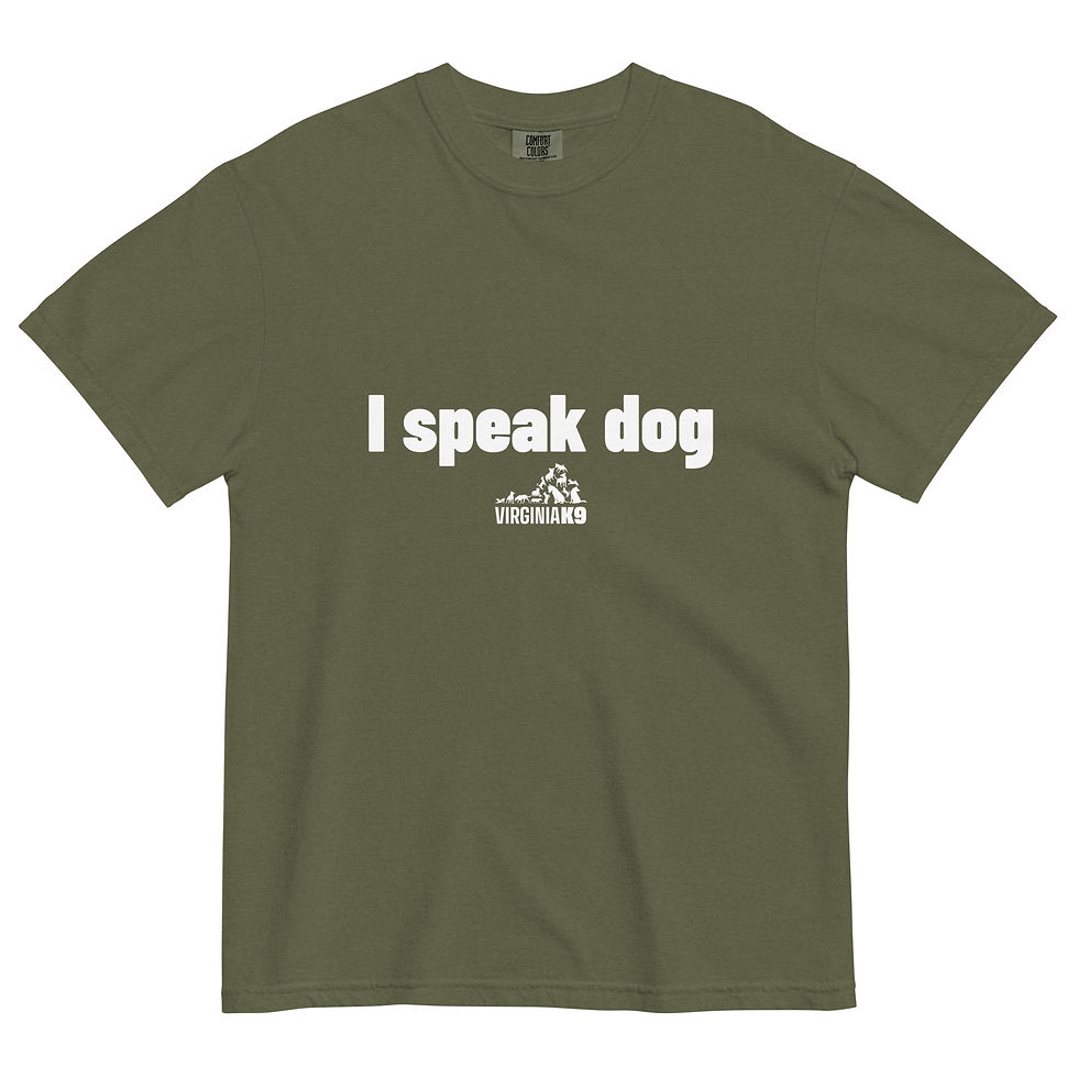 Thumbnail: I Speak Dog heavyweight t-shirt