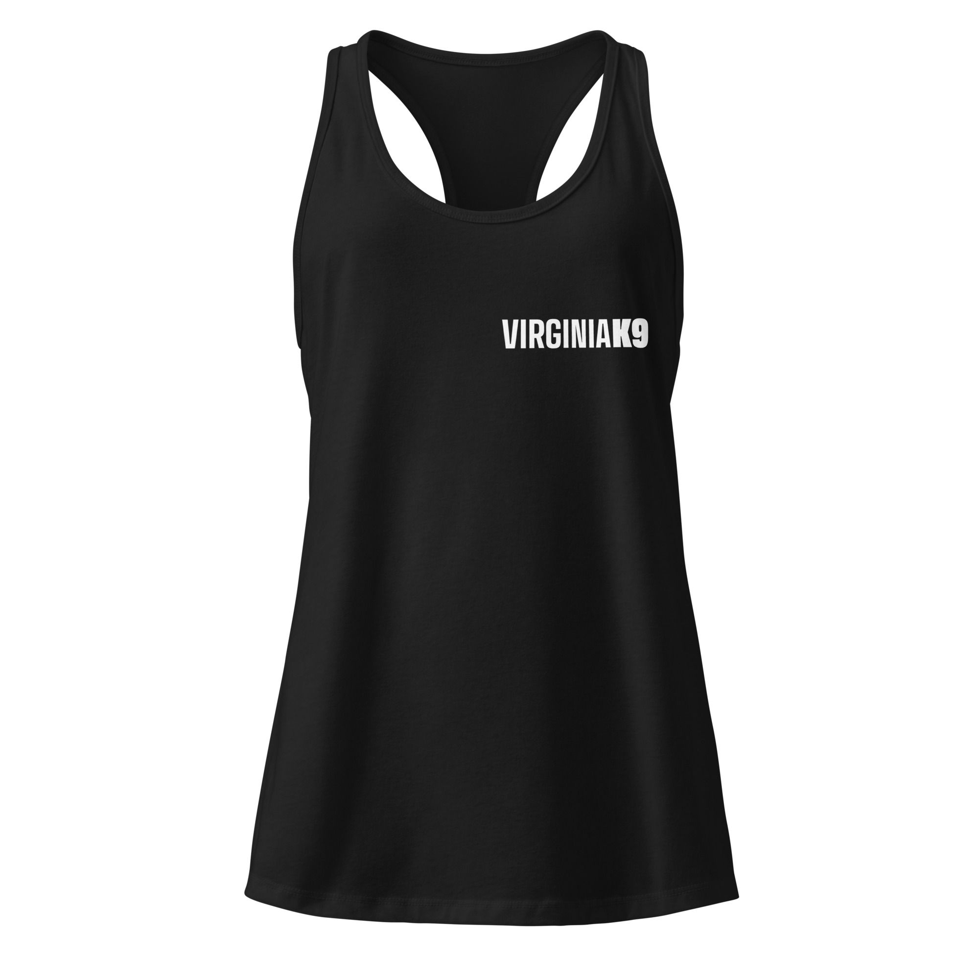 Women’s Virginia K9 fitted racerback tank top
