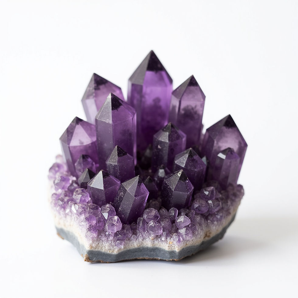 Ametist Kluster Stor