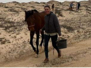 Blog 7. Ben Freeth’s Ride for Hope – Riding through the Namibian desert and into the Omaruru riverbed.