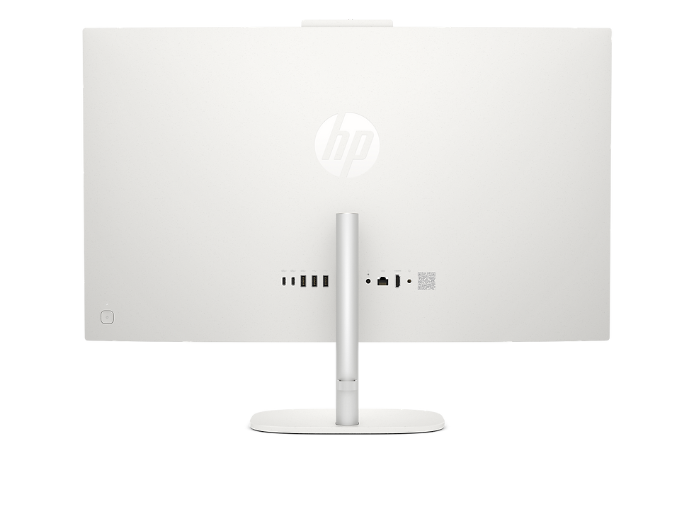 Thumbnail: Modern HP OmniStudio 27-cu0002d desktop with full HD display, 16GB RAM and 1TB solid state drive.