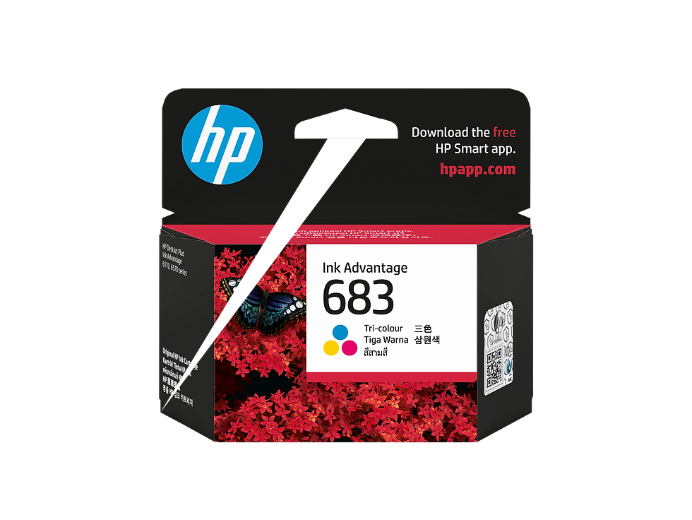Thumbnail: HP 683 Original Ink Advantage Cartridge Black & color