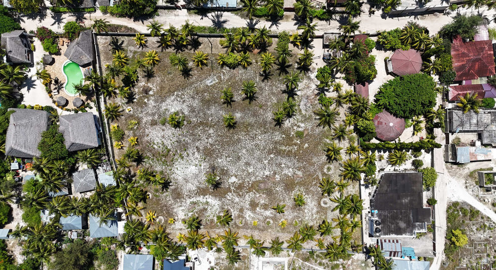 Exklusives Grundstück in Bwejuu mit Blick auf den azurblauen Indischen Ozean und den malerischen Strand