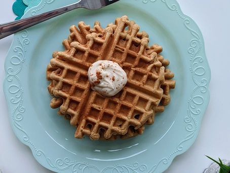 Cinnamon Roll Waffles (df/gf)