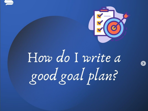                 Writing a Goal Plan