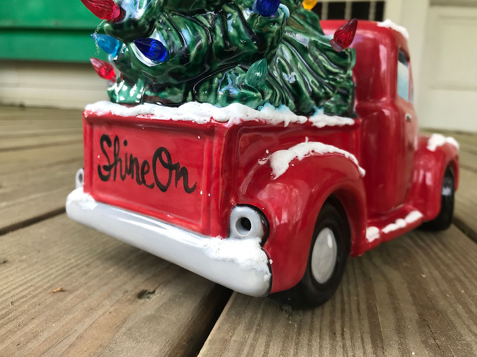 Thumbnail: Vintage Christmas Truck Pottery To Go Kit