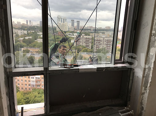 Установка стеклопакетов в профиле HUECK HARTMAN