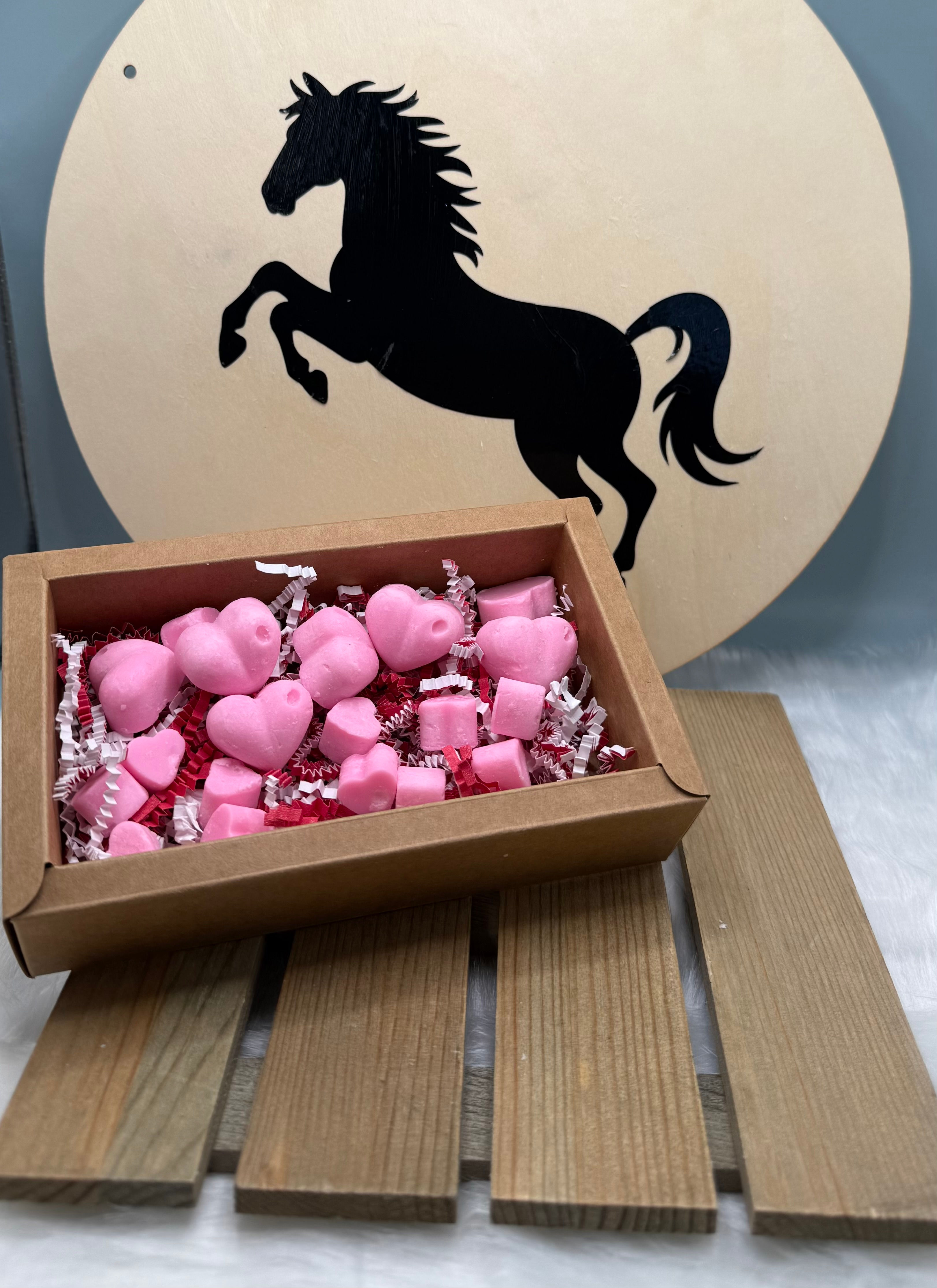 Rustic Rose Soy Wax Melt Hearts 2oz