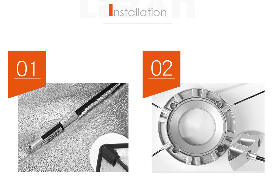 Thumbnail: Strip Grid Soft Box for Photo Strobe Studio