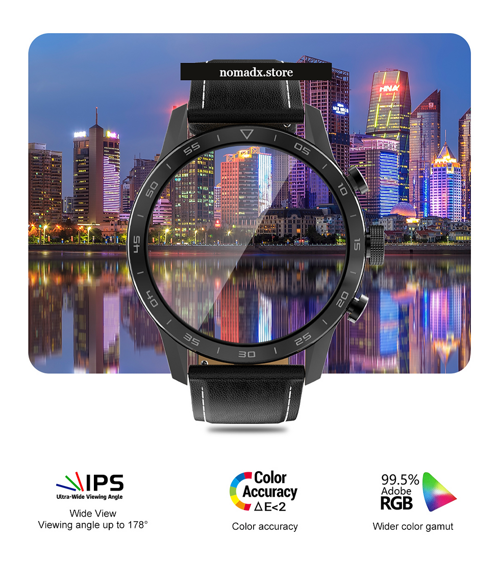 Thumbnail: Smart Watch-Wireless Rotate Button Stainless Steel