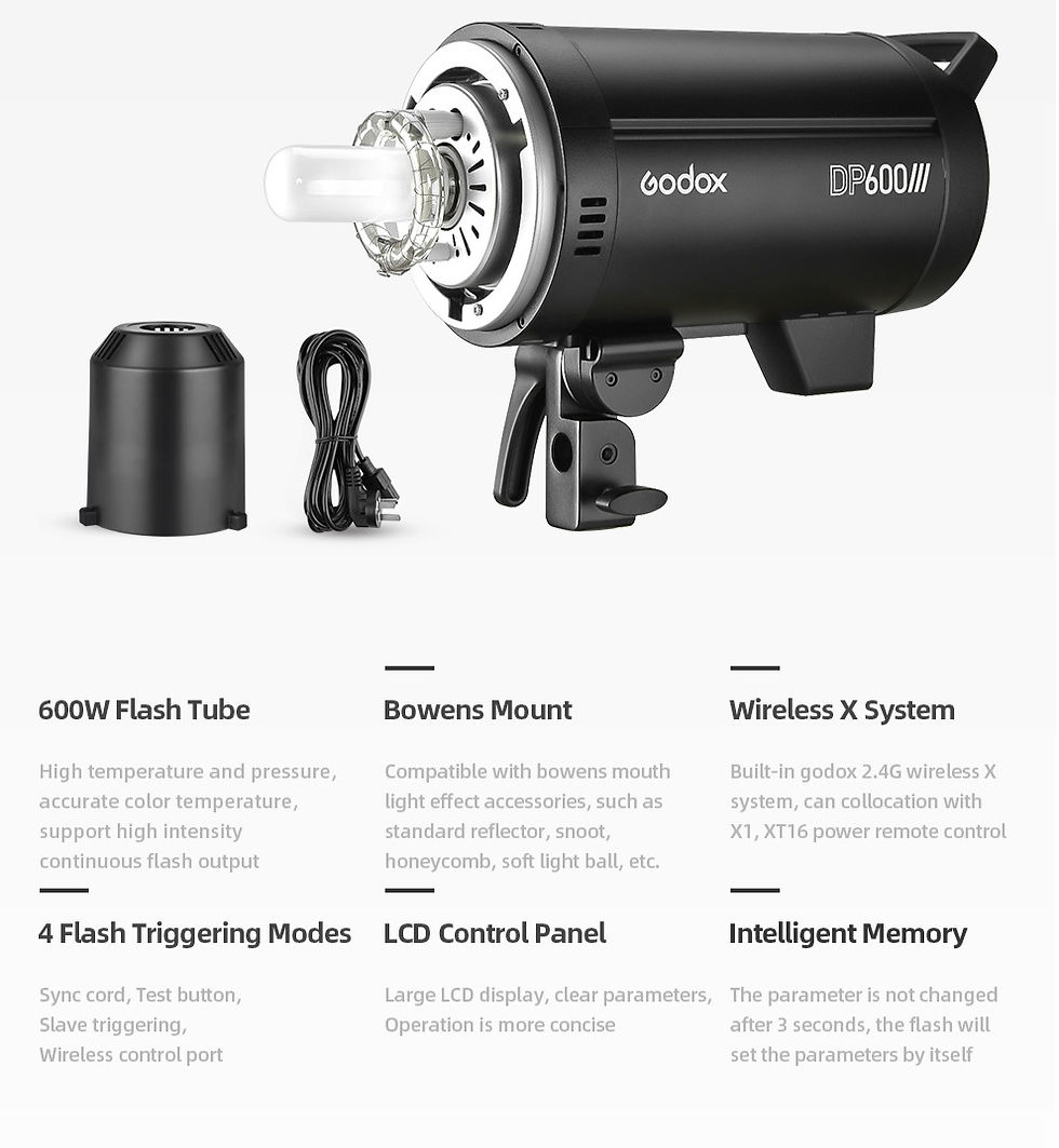 Thumbnail: GODOX DP600III Photo Studio Flash