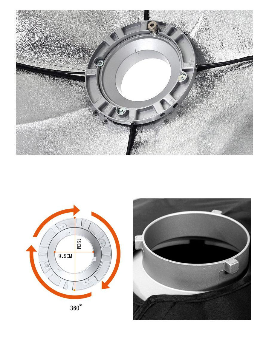 Thumbnail: Strip Grid Soft Box for Photo Strobe Studio