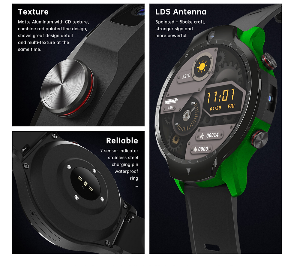 Thumbnail: Android Digital Smart Watch with Touch Display