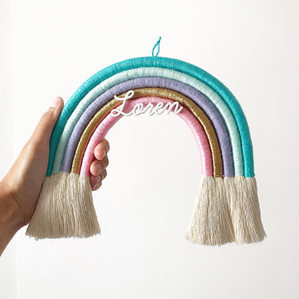 Arco-íris Personalizado (até 5 letras)