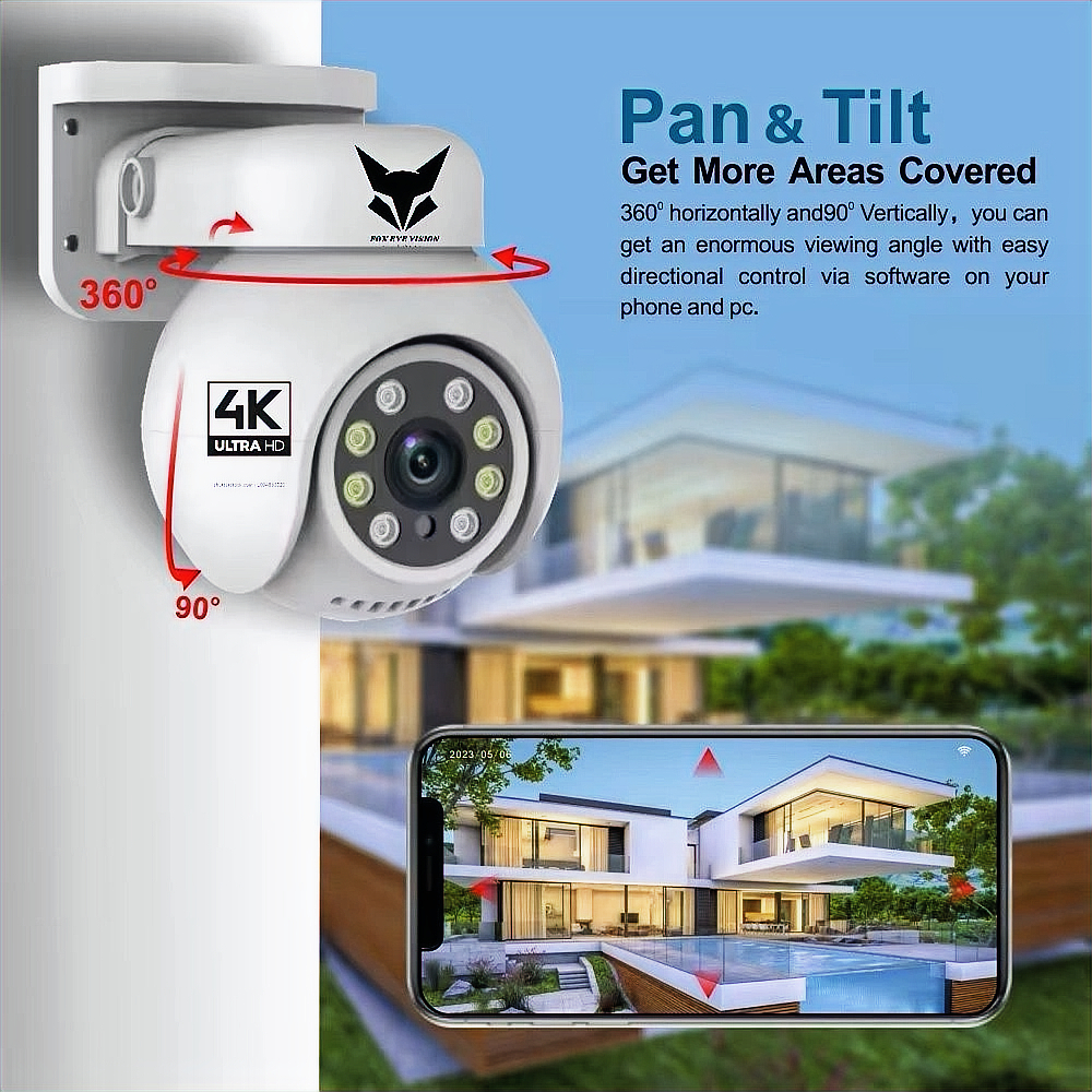 4K Pan-Tilt Camera view 3