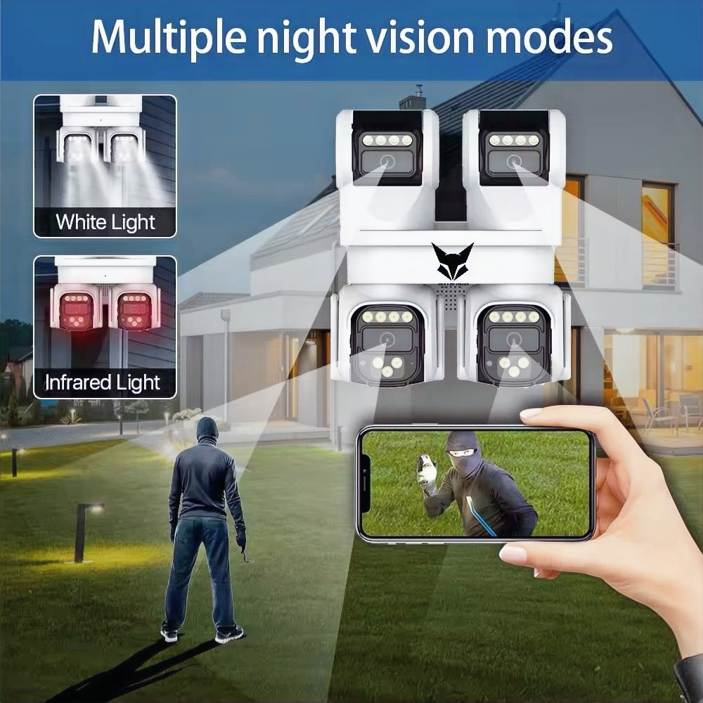 4G AI 4-Lens Camera view 4