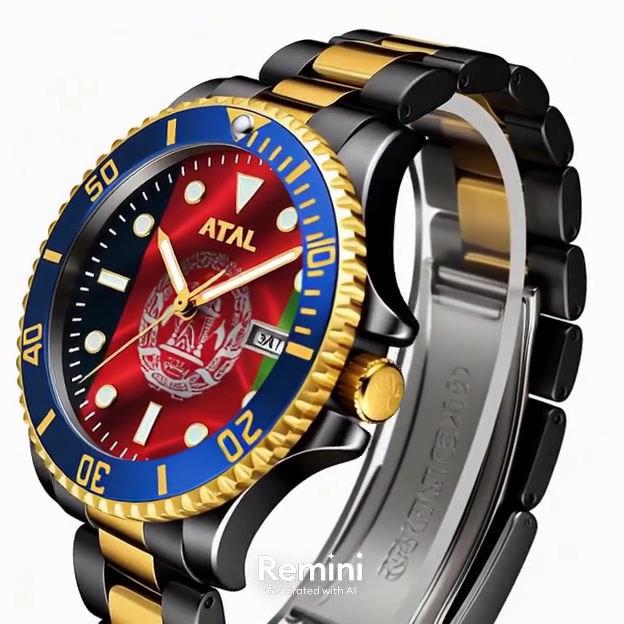 Thumbnail: ATAL Quartz Watch 42MM Dial, Waterproof, Stainless Steel Strap
