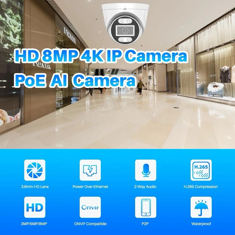 4K AI Turret Camera view 3