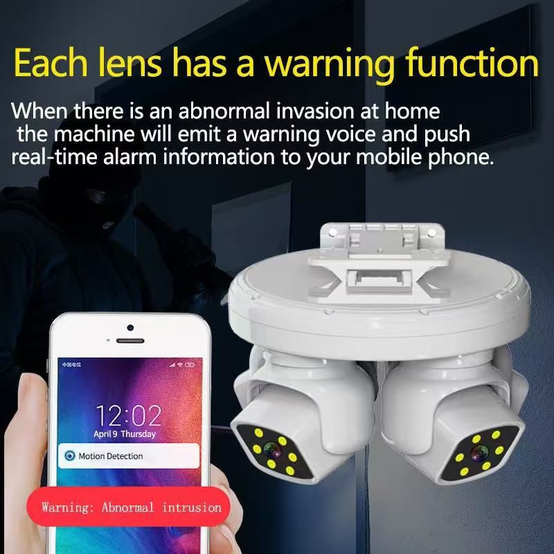 4G/WiFi Quad-Lens 360° Panoramic Camera view 3