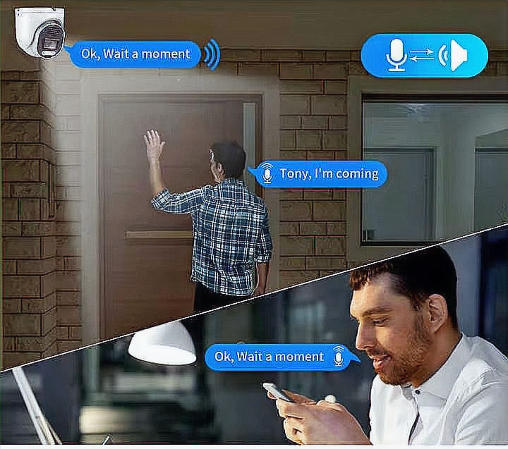 4K AI Dome Camera view 3