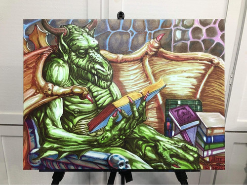 MTG Nicol Bolas Legend Canvas Giclee | Art of Ed Beard Jr