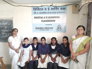 Digital classroom and e learning center at ZP School Majalgaon