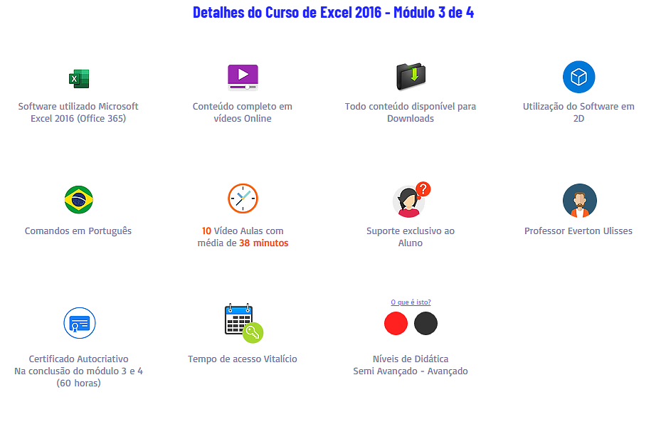 Miniatura: Combo Excel - 4 Módulos Juntos