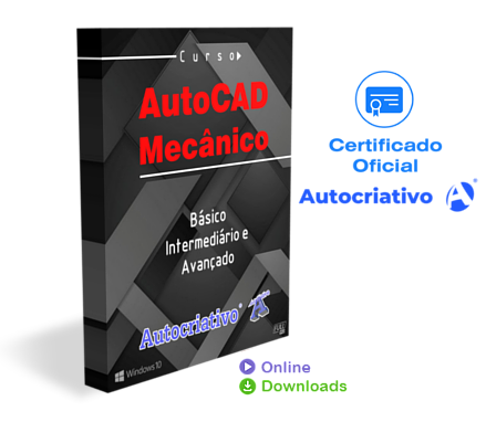 Curso de AutoCAD Mecânico 2020 Básico Intermediário e Avançado