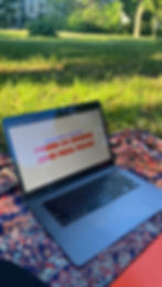 1:1 authenticity coaching session with Gunjan in the park, guiding a client to break free from societal conditioning.