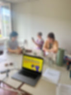 emale founders in Berlin attending Gunjan’s 'Humanise Your Business' session focused on authentic leadership and connection.