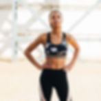woman in work out outfit