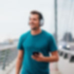 Man going for a walk