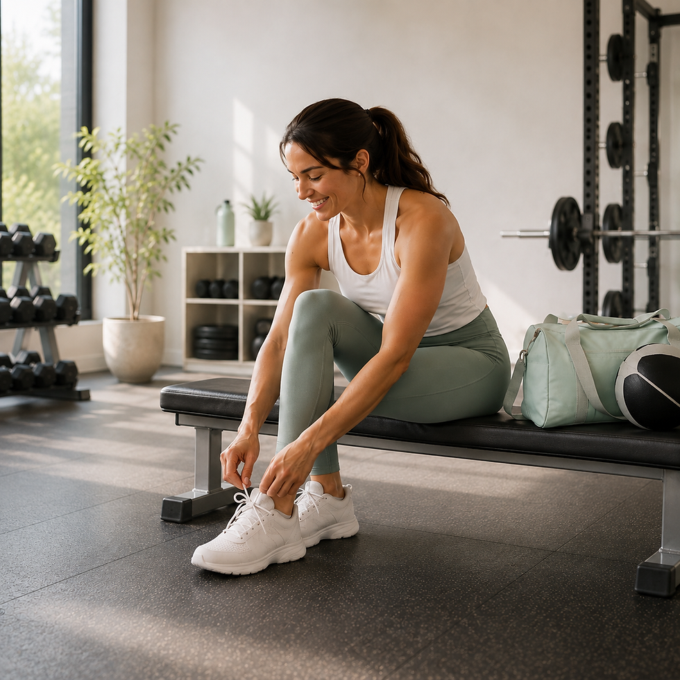 Athletes preparing mentally and physically for improved sports performance and focus