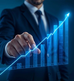 Business development to success and growing growth concept, Businessman pointing.jpg